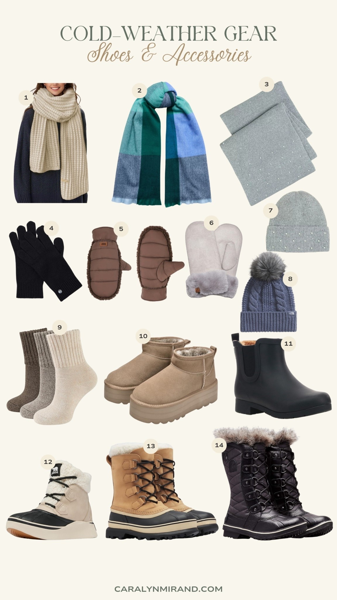 Cold weather gear: shoes & accessories

#LTKootd #LTKFindsUnder100 #LTKSeasonal