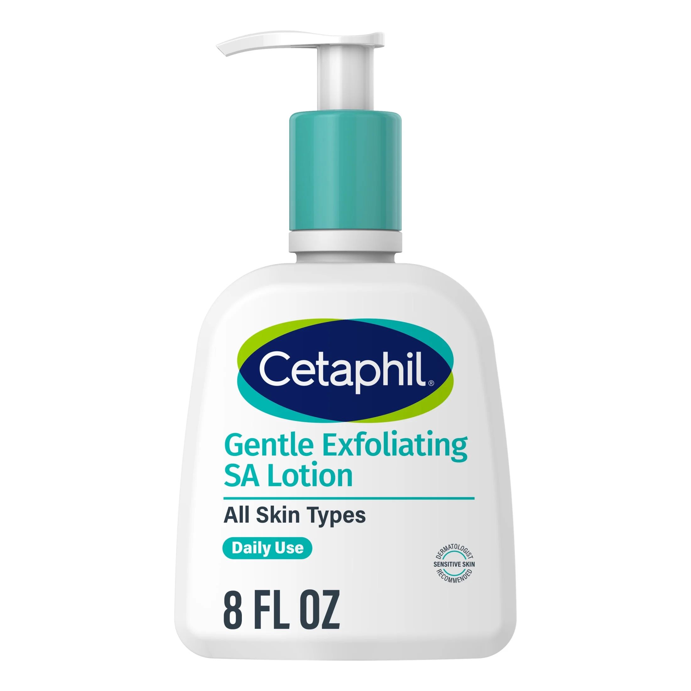 CETAPHIL Gentle Exfoliating SA Lotion, Lightweight Moisturizer with Salicylic Acid, 8 fl oz | Walmart (US)