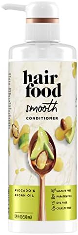 Hair Food Sulfate Free Conditioner, Dye Free Smoothing Treatment with Argan Oil and Avocado, 17.9... | Amazon (US)