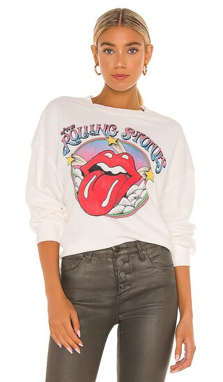 X REVOLVE Rolling Stones In The Clouds Oversized Sweatshirt | Revolve Clothing (Global)