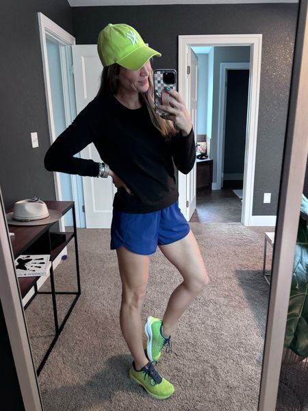 See a trend? Neon & shorts for running days 😄
Looking forward to outside running (p.s. I am a fair weather runner 🤣) 

#LTKstyletip #LTKfitness #LTKfindsunder50