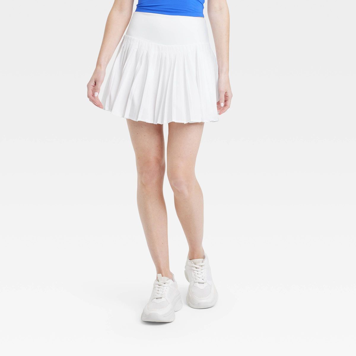 Women's Micro Pleated Skort - All In Motion™ White M | Target