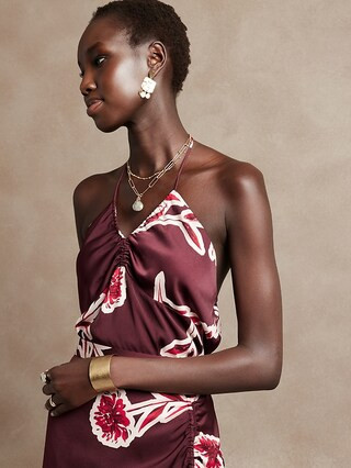 Silky Halter Camisole | Banana Republic Factory