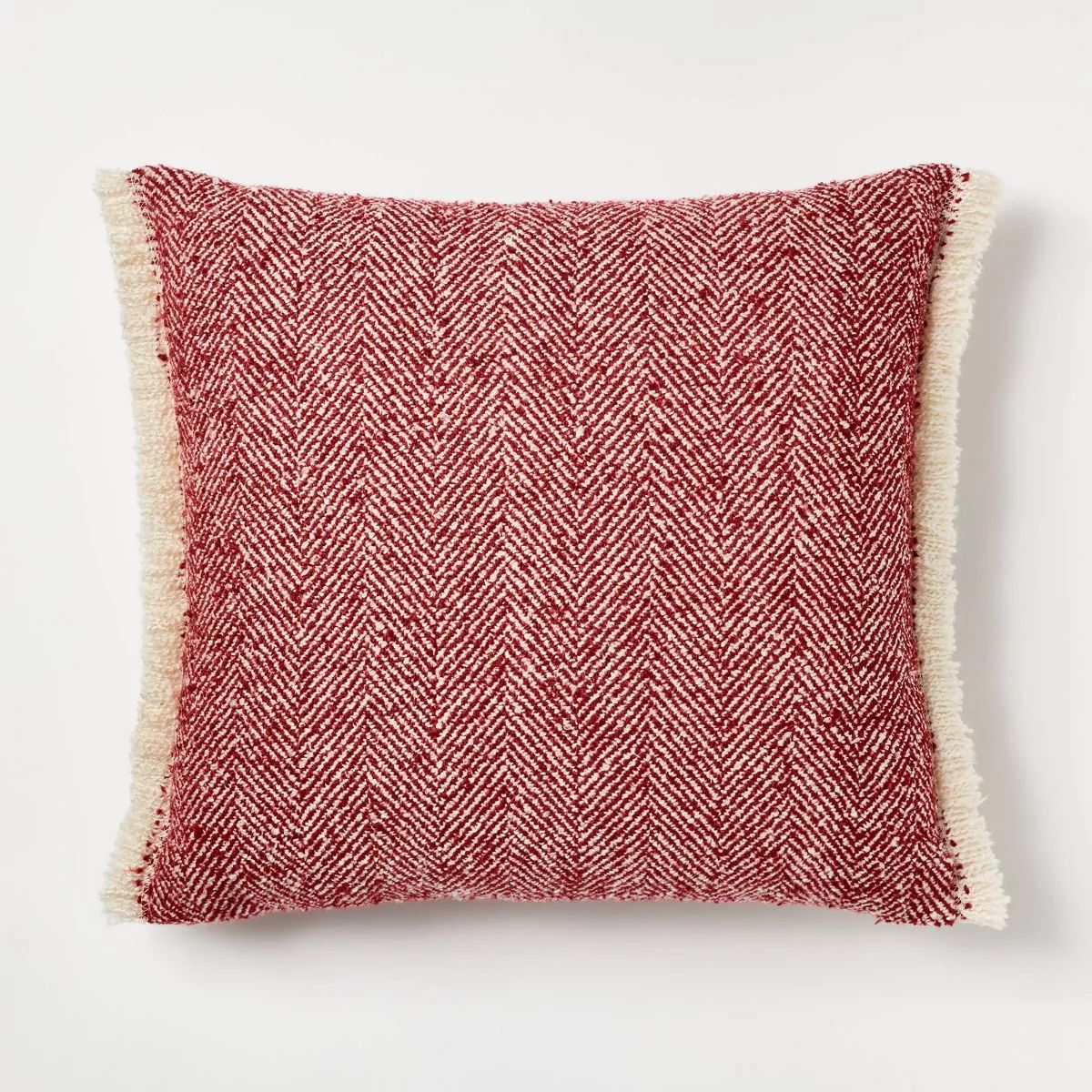 Herringbone with Frayed Edges Throw Pillow - Threshold™ designed with Studio McGee | Target