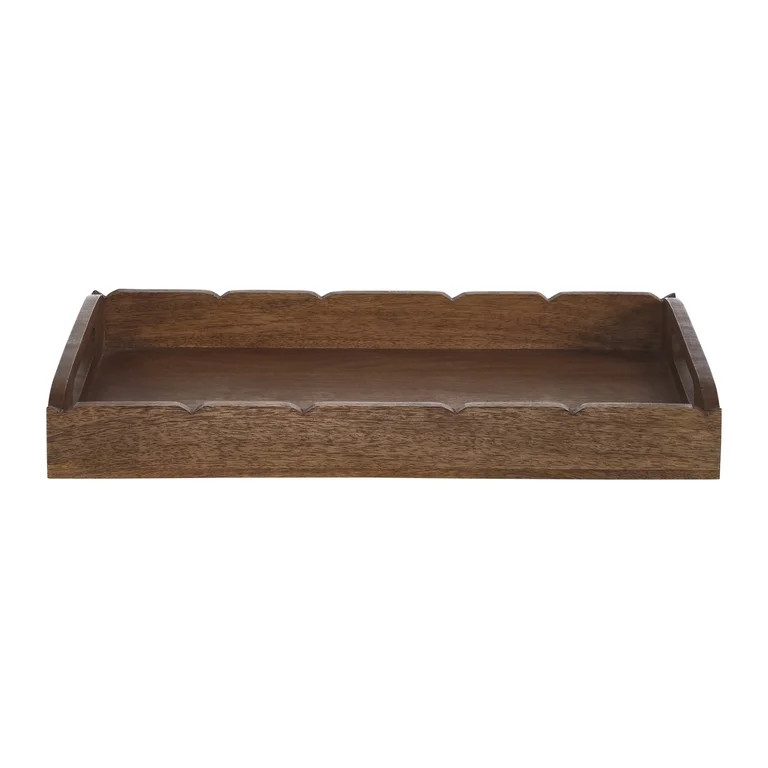 My Texas House 18" x 12" Natural Mango Wood Decorative Tray | Walmart (US)