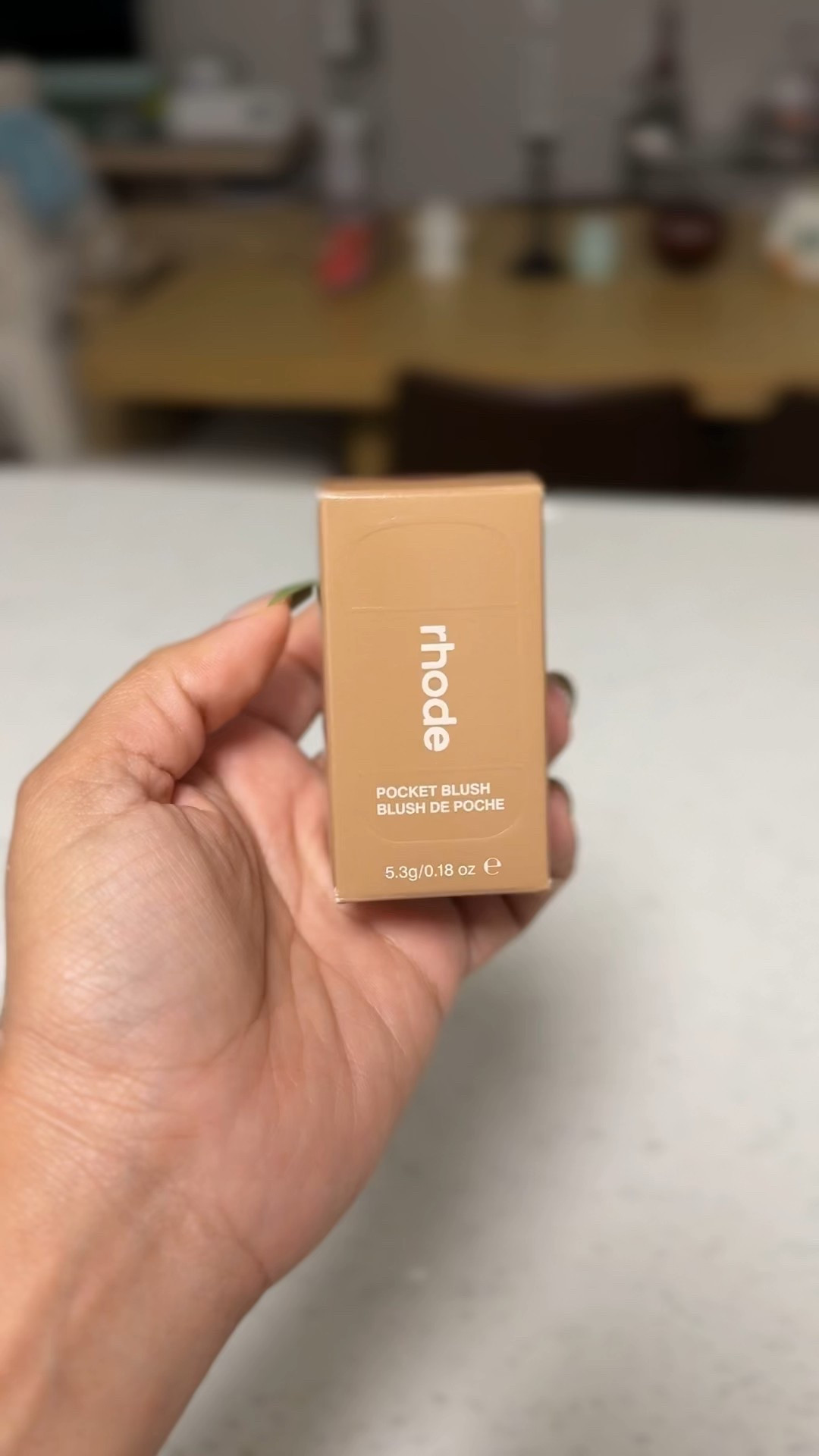 I’m super excited to try the @rhode blushes, because I have been hearing so many good things about them, but these are small. Like I would like to try all of the shades, but for someone, that’s usually on a budget, these are expensive! 