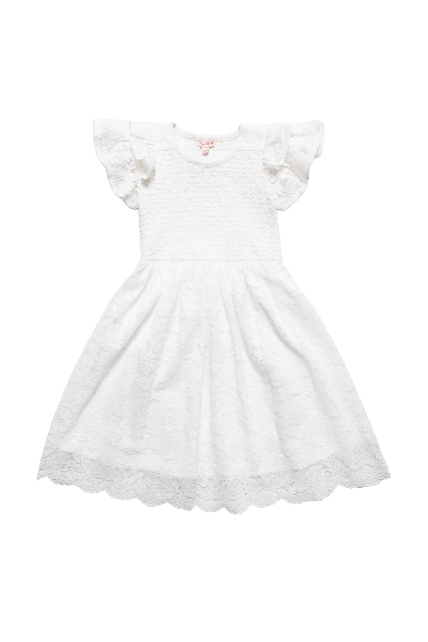 Mini Hattie Dress in White Lace | Ivy City Co