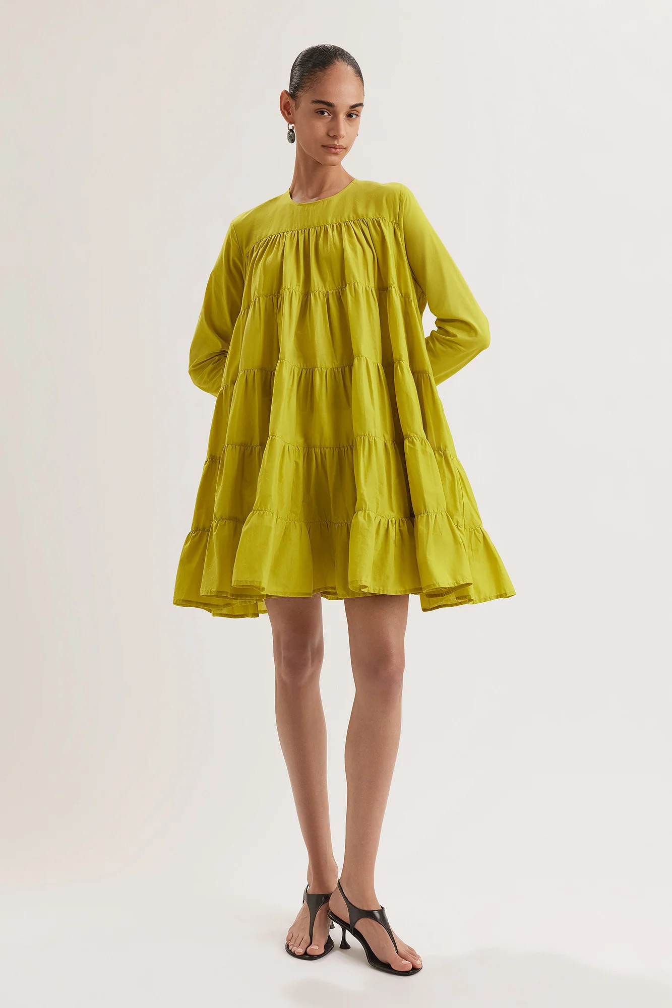 Soliman Dress in Lime | Merlette NYC