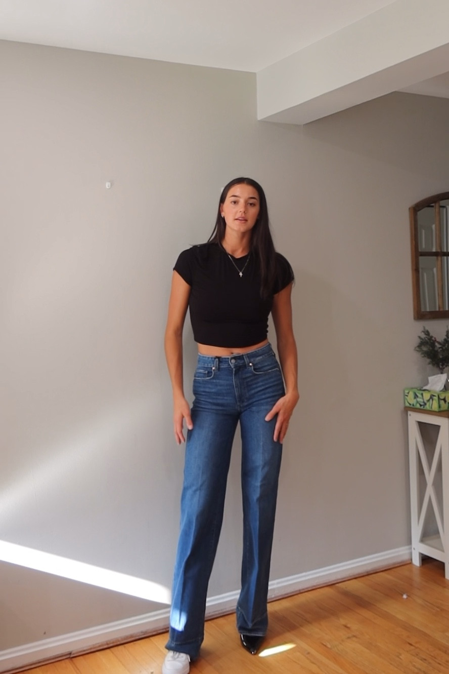 these jeans are my new favorite staple piece 🤩

#tallgirlapproved 

#LTKVideo #LTKStyleTip #LTKSeasonal