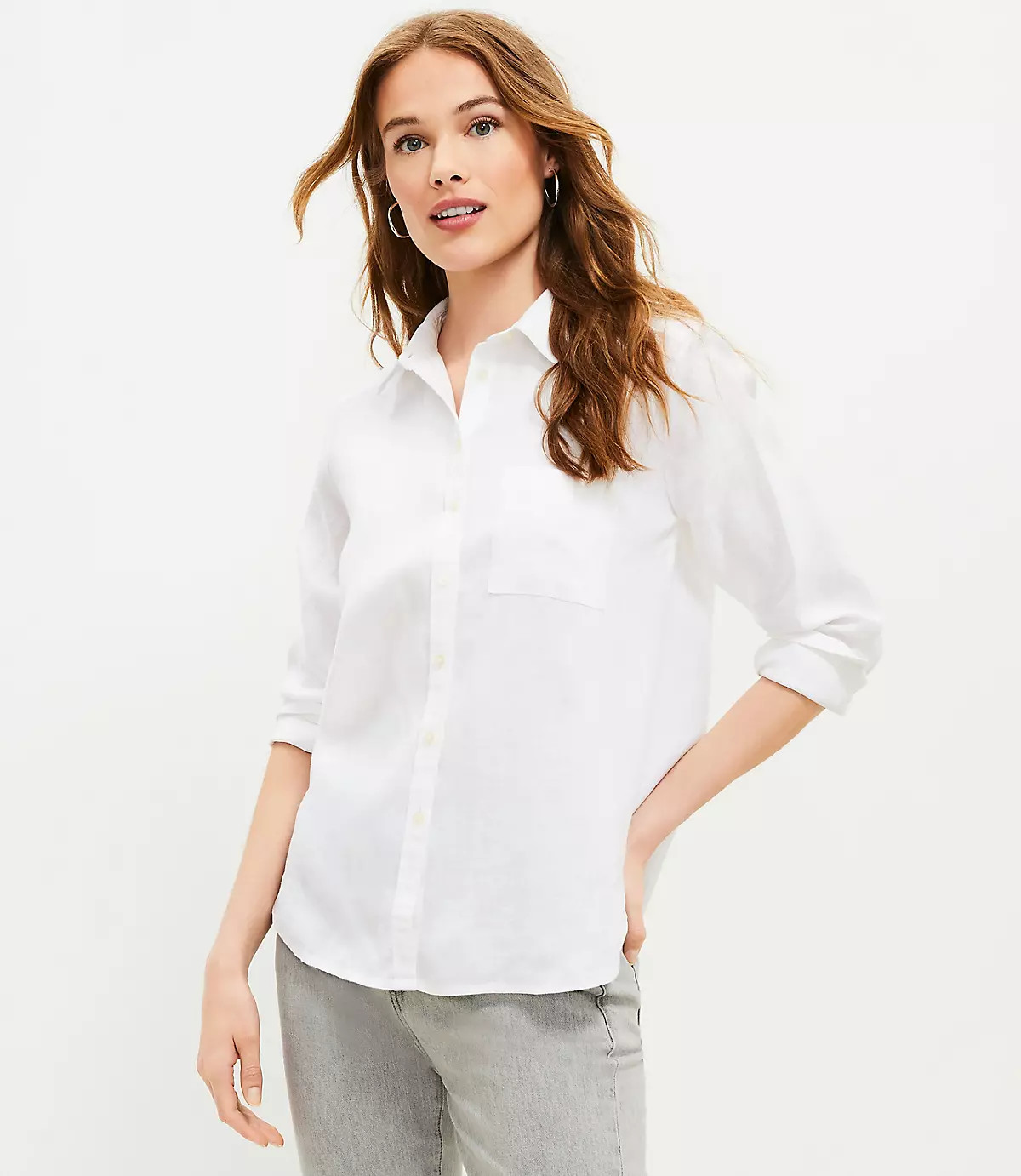 Linen Shirt | LOFT | LOFT