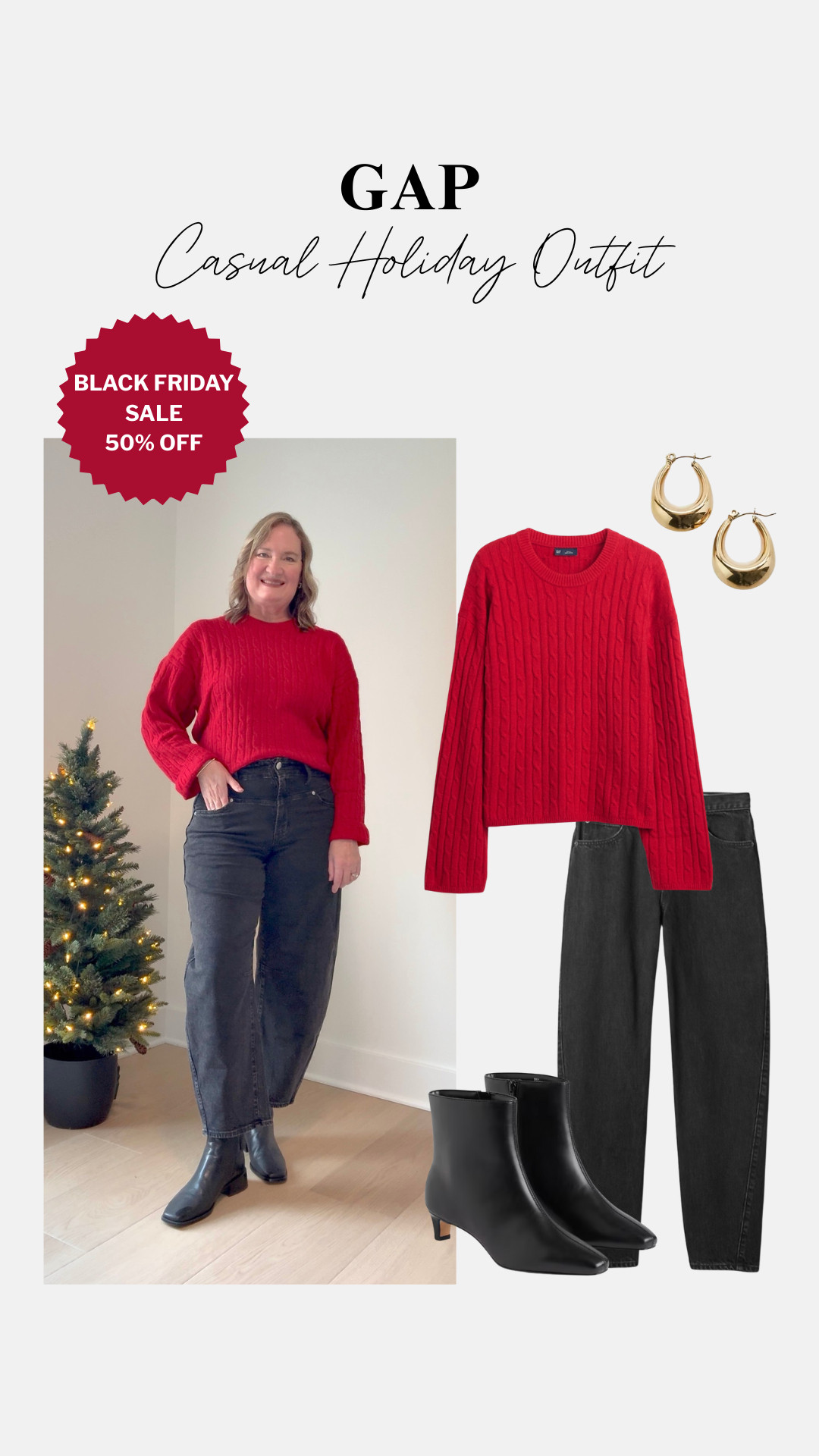 Gap is your one-stop shop for your holiday outfit and gifts 🎁 Grab gifts for everyone on your list during the @gap Black Friday Sale! Get 50% off everything + 60% Off Really Big Deals through 11/28. Get your dressy or casual holiday outfit now while everything is on sale! #gappartner #howyouweargap ✨

 

 #LTKCyberWeek #LTKGiftGuide #LTKHoliday