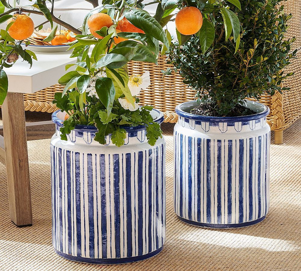 Mark D. Sikes Clementine Cachepots | Pottery Barn (US)