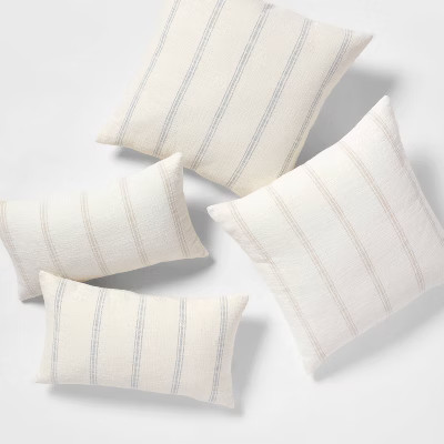 Oversized Woven Striped Throw Pillow - Threshold™ | Target
