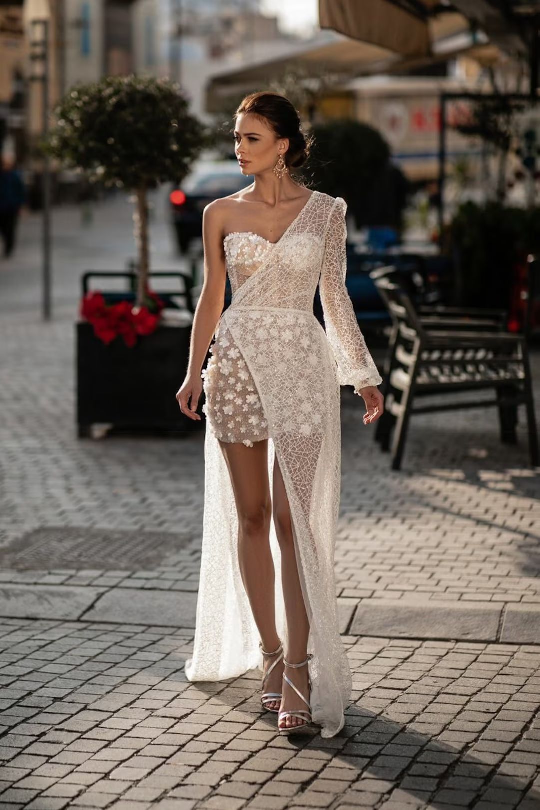 Mini Wedding Dress Sheer Corset-bustier Top Best Sellers Style - Etsy | Etsy (US)