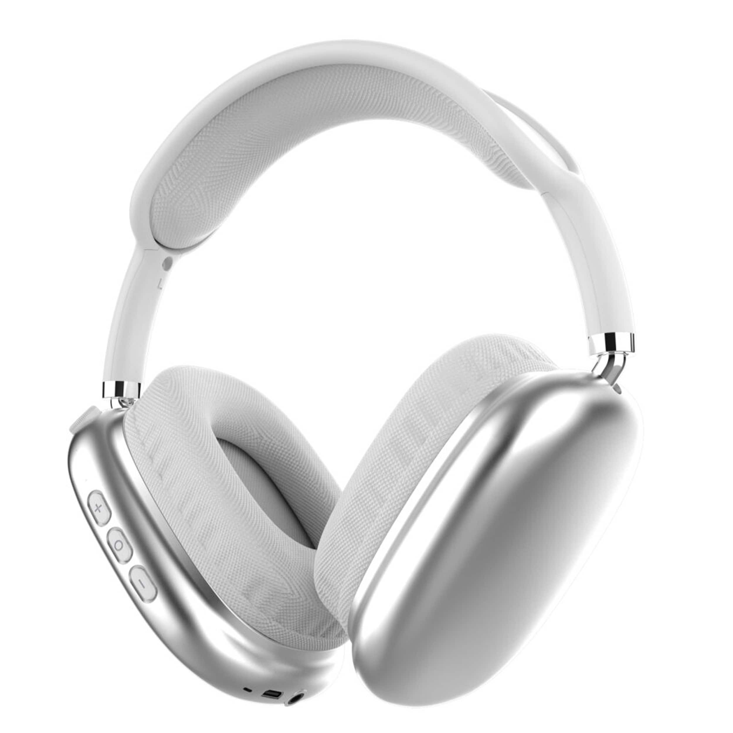 iQ Sound - High Performance Wireless Bluetooth Headphones W/ Mic in Silver | Best Buy U.S.