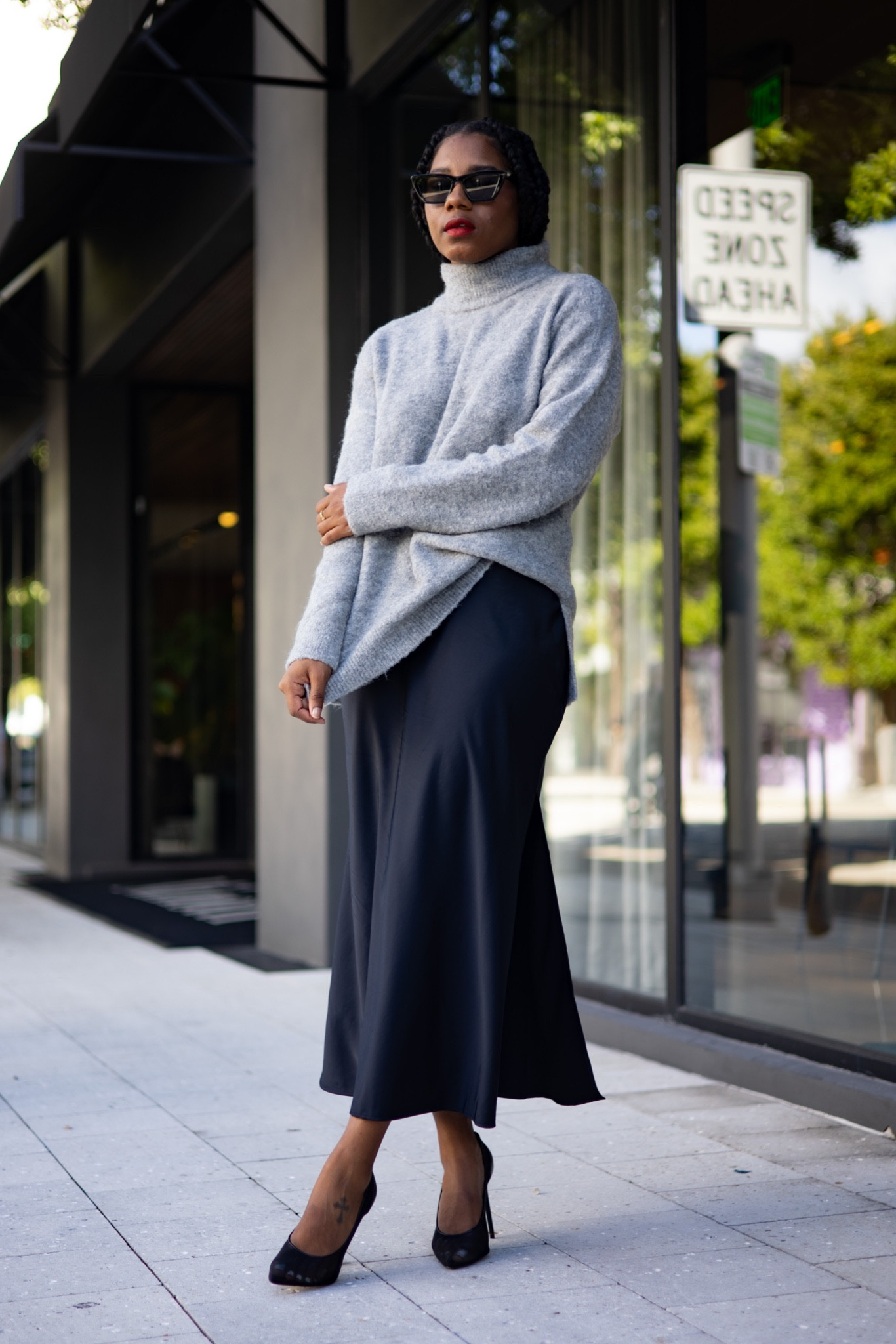 Oversized Boucle Turtleneck curated on LTK
