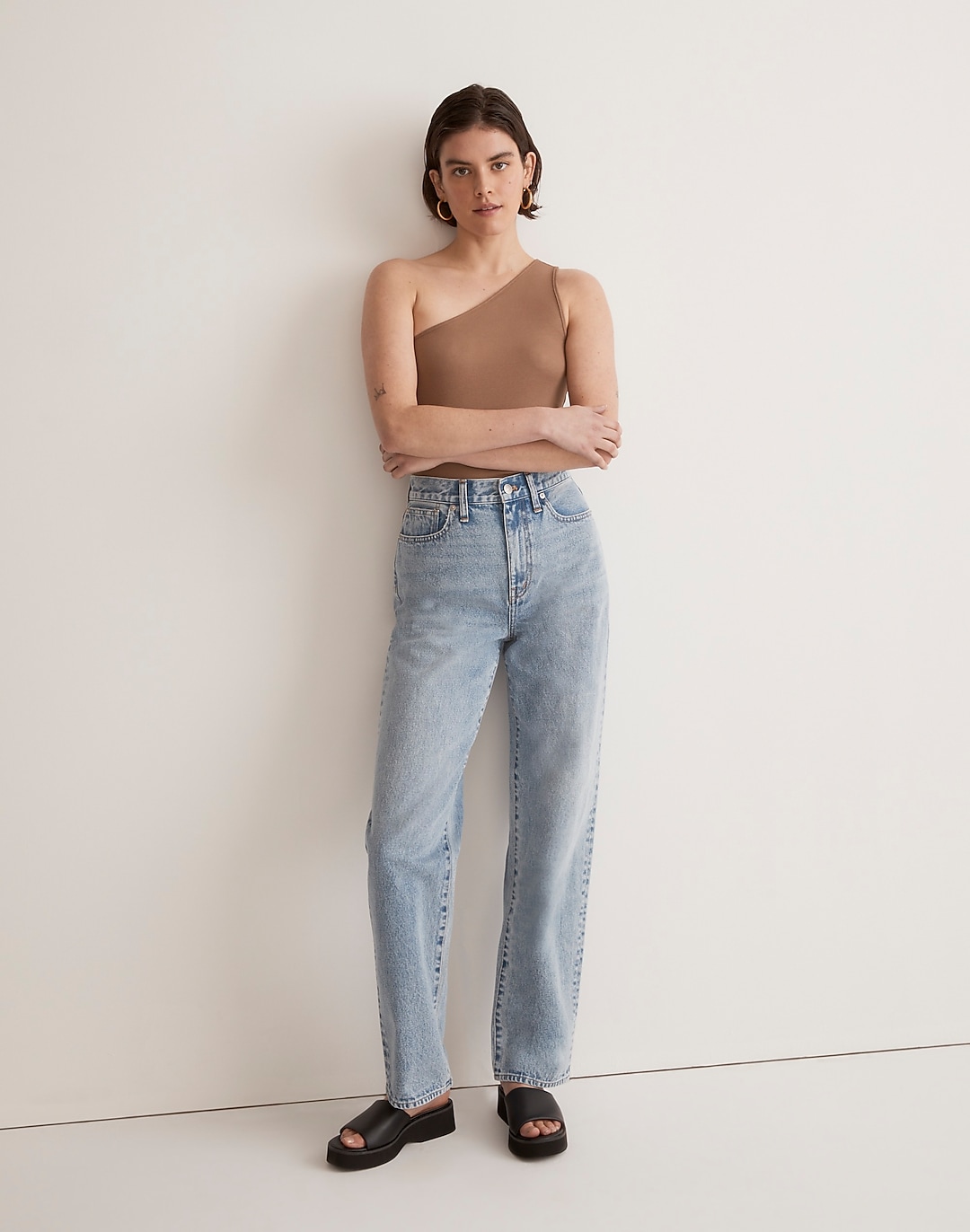 Baggy Straight Jeans in Olvera Wash | Madewell