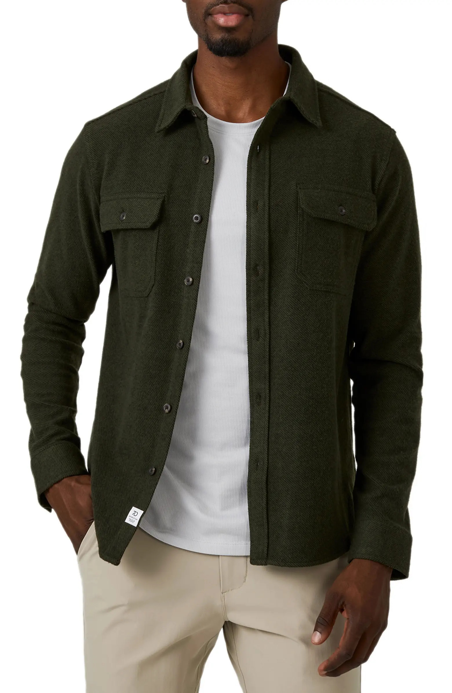 7 Diamonds Generations Stretch Twill Button-Up Shirt | Nordstrom | Nordstrom