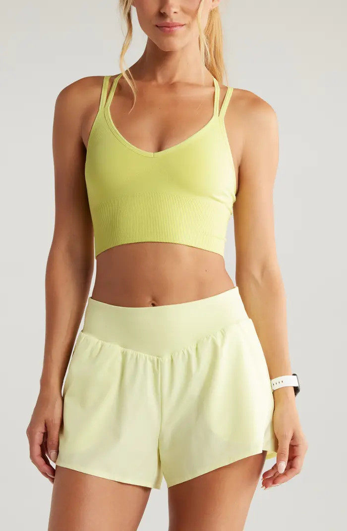 Zella Rhythm Seamless Sports Bra | Nordstrom | Nordstrom