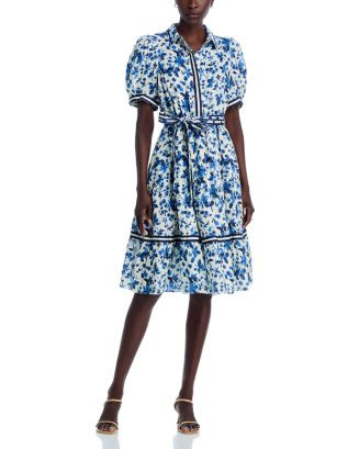 Linen Vintage Floral Shirt Dress | Bloomingdale's (US)
