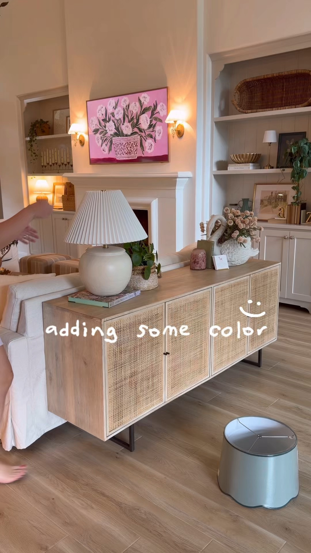 What do we think of this lampshade?? Adding a pop of color!

THEBLOOMINGNEST home decor lampshade color decor living room 

#LTKHome #LTKSeasonal