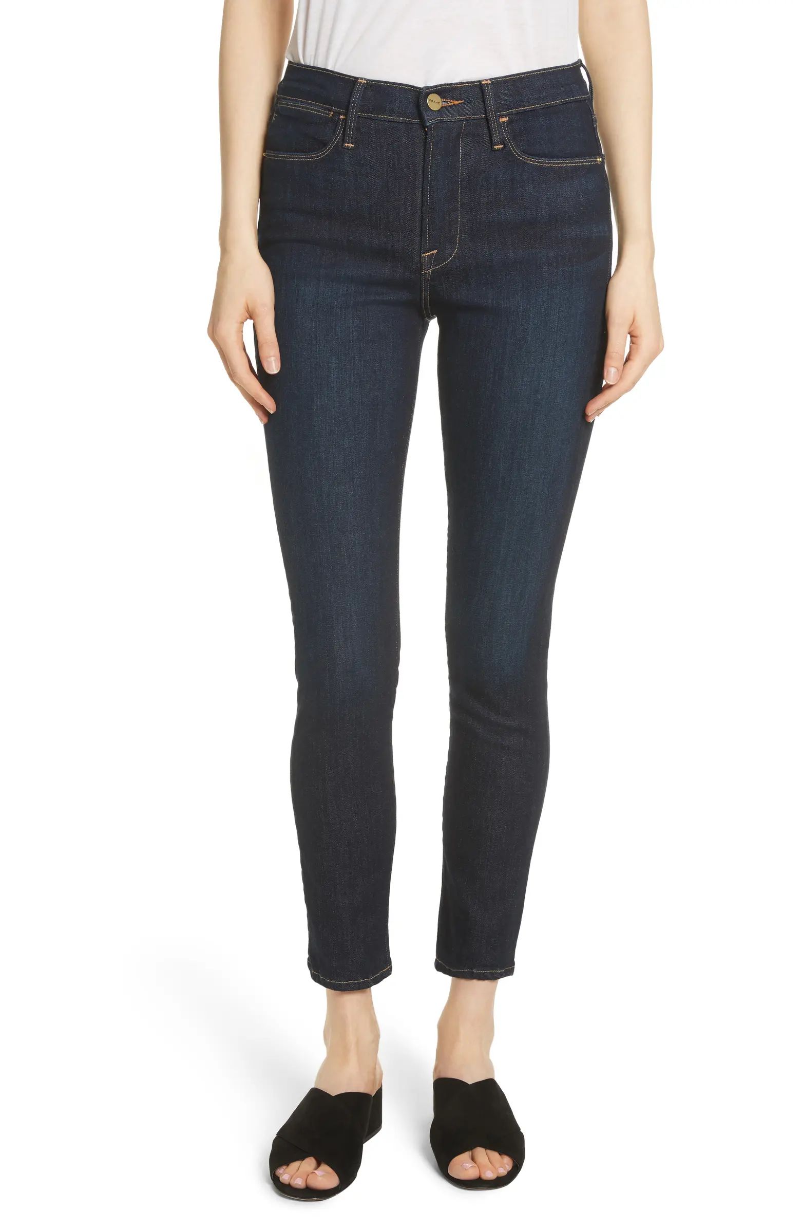 FRAME Le High Ankle Skinny Jeans | Nordstrom | Nordstrom