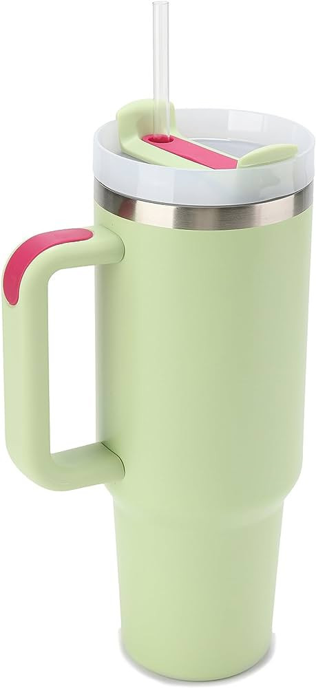 BELYQLY 40oz - New Version Stainless Steel Vacuum Insulated Tumbler with Lid and Straw for Water,... | Amazon (US)