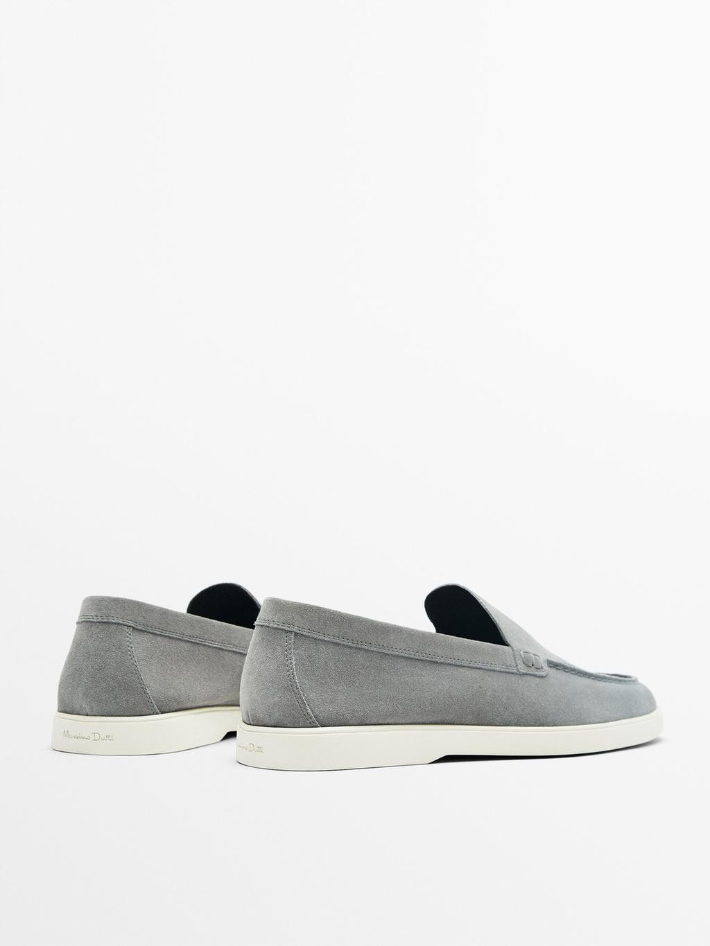 Mokassins aus Rauleder | Massimo Dutti DE