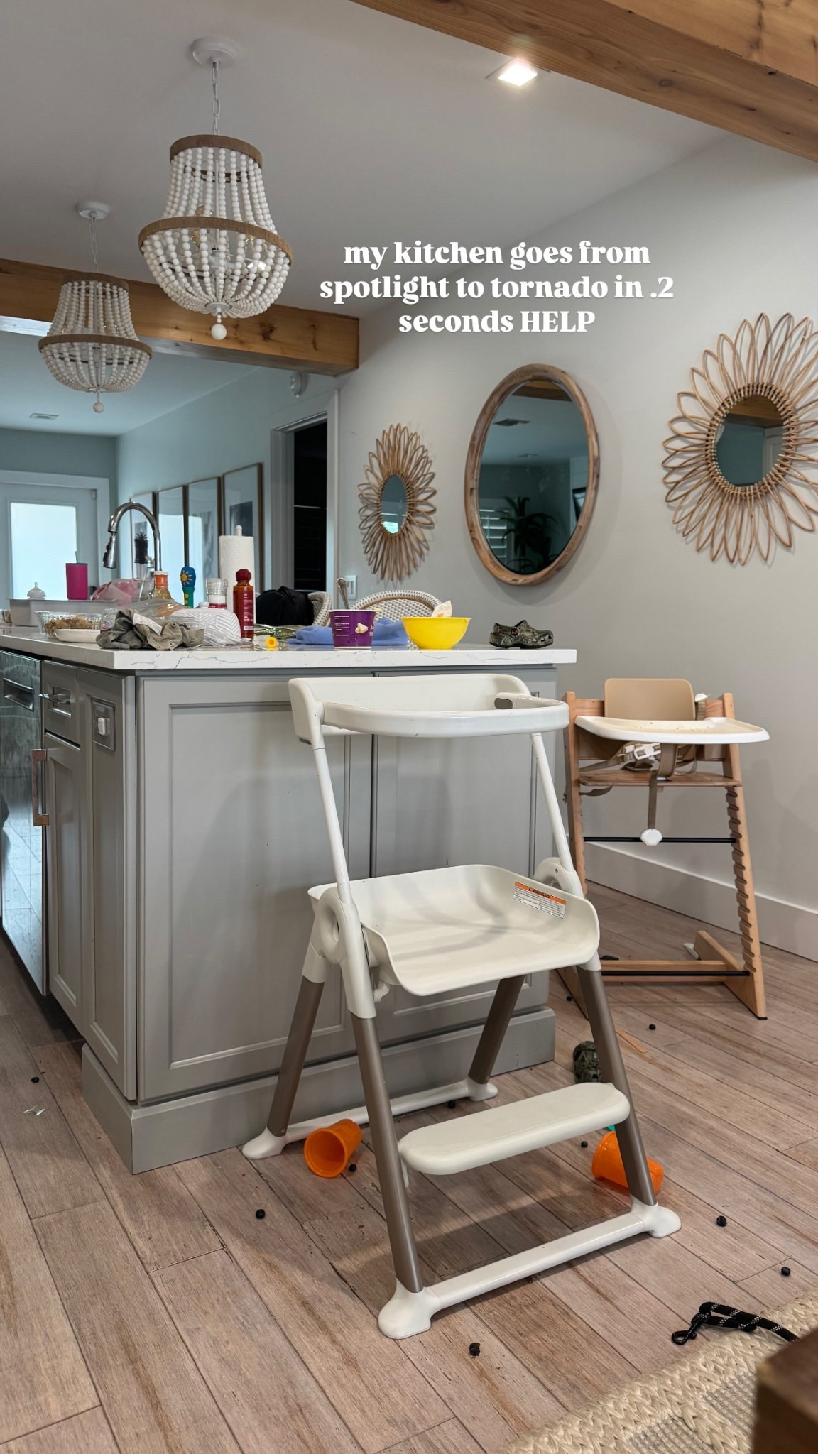 my kitchen goes from spotlight to tornado in .2 seconds HELP

#LTKBaby #LTKKids #LTKHome