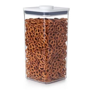 Good Grips 6.0 Qt. Big Square Tall POP Container with Lid | The Home Depot