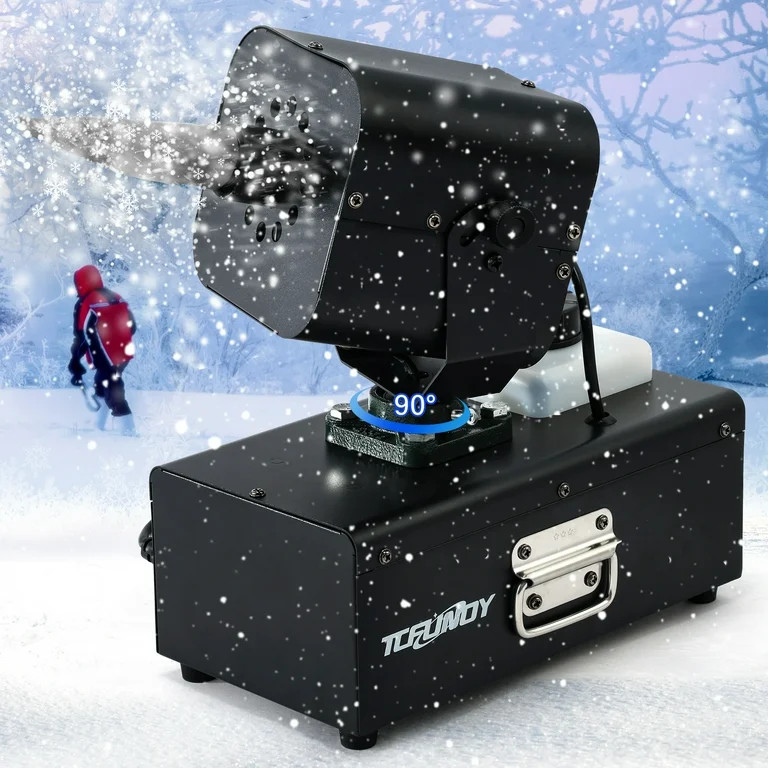 TCFUNDY 1200W Oscillating Snow Machine w/ Remote and Wired Control, Ideal for Christmas Parties a... | Walmart (US)
