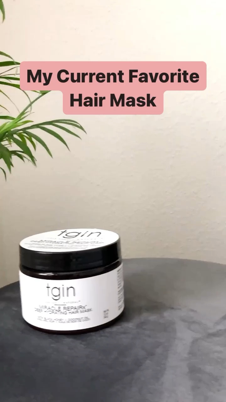 If my hair needs a little extra love I like to use the TGIN Miracle RepaiRx Deep Hydrating Hair Mask 

It claims to restore “life to dry, damaged, or color-treated hair” It helps to smooth and soften the hair, improve shine and manageability, lock in moisture, repair damage, and help reduce shedding and breakage.

I can attest that it lives up to the claims. I like that 
* It’s thick and has a nice creamy consistency which my hair likes
* It sinks into my hair strands 
* It hydrates my hair
* It doesn’t have an odd smell
* A little goes a long way

#healthyhairjourney #deepconditioner #arelaxedgal #relaxedhairtip #tginrepairx #healthyhaircare #relaxedhair #relaxedhairproducts #tginhairmask #growinglonghair

#LTKbeauty