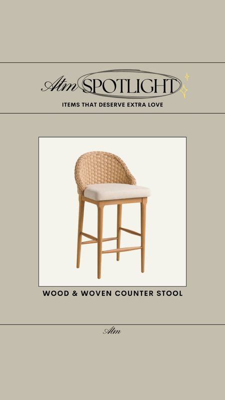 ATM Spotlight: Wood/Woven Counter Stool!

wood counter stool, deal of the day, home deals, tjmaxx finds, tjmaxx deals, counter stools, home finds, furniture finds

#LTKStyleTip #LTKHome