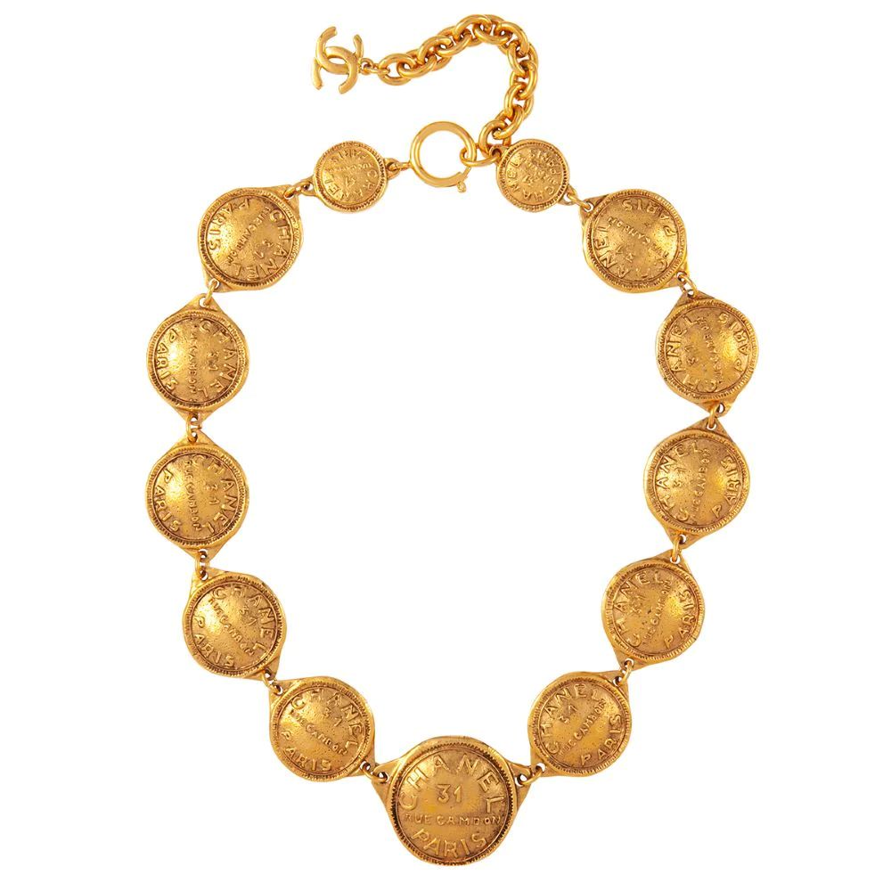 1980s Vintage Chanel Coin Necklace | Susan Caplan