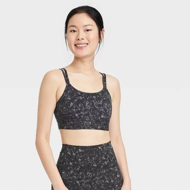 Women's Light Support Strappy Racer Back Bra - All in Motion™ | Target