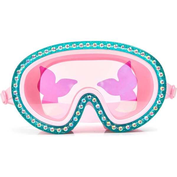 Jewel Blue Sea Swim Goggle, Pink & Blue | Maisonette