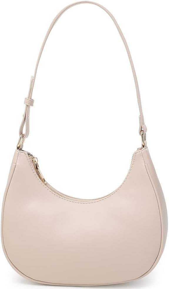 Crescent Shoulder Bags for Women Cute Hobo Tote Handbag Under the Arm Purses Mini Clutch Purse wi... | Amazon (US)