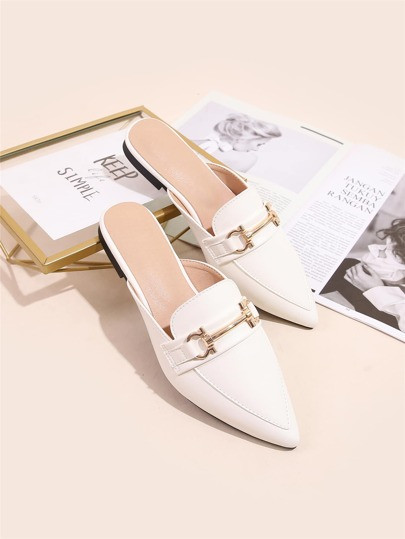 Horsebit Decor Loafer Mules | SHEIN