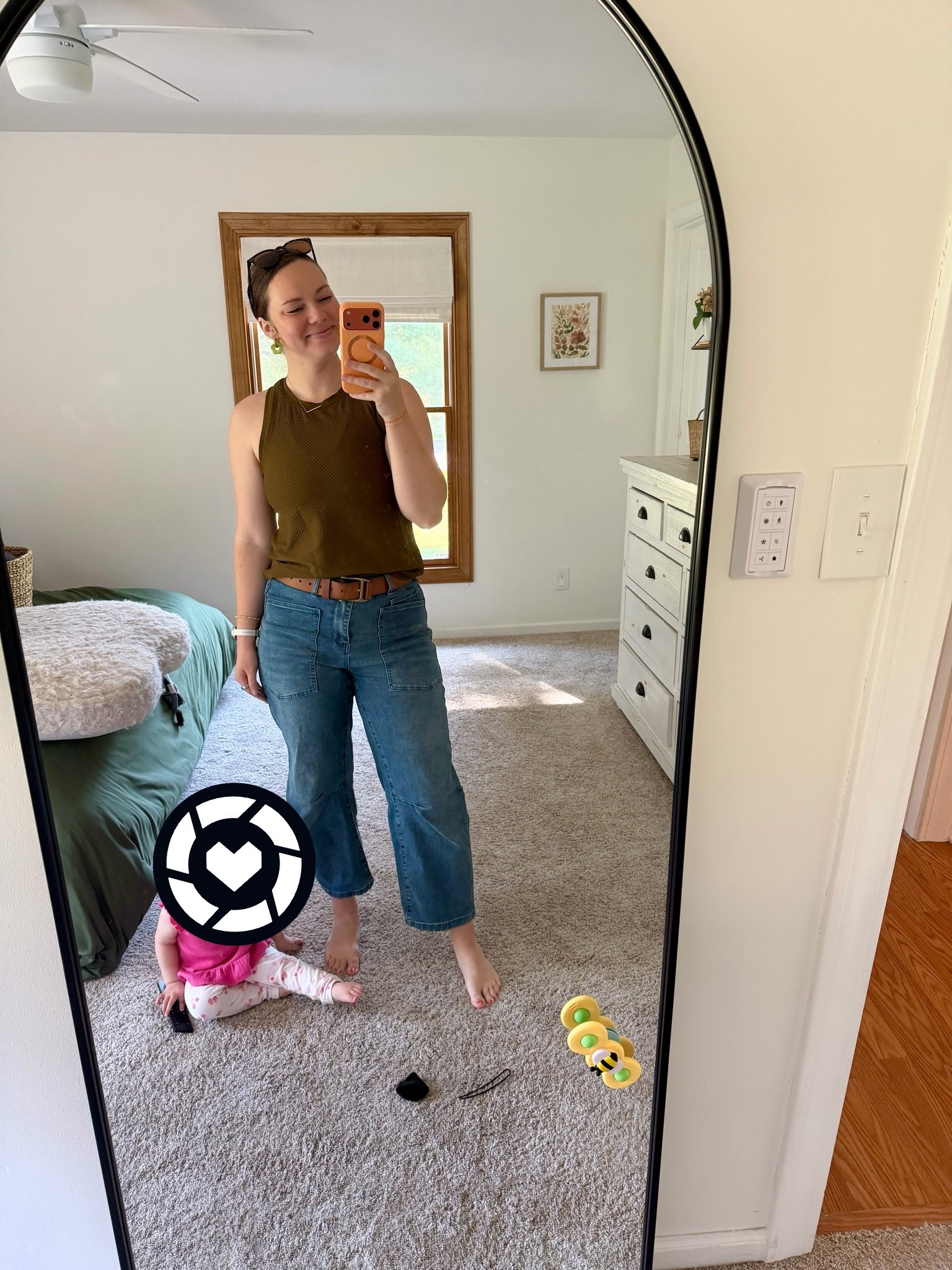 Warm olive tank is on super sale and I love that I can dress it up for errands & then wear it with my athletic shorts to the park 🫶🏻🍂🛝

#LTKmomlife #LTKSeasonal #LTKSaleAlert
