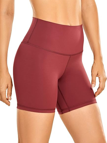 CRZ YOGA Women's Naked Feeling Biker Shorts - 3'' / 4'' / 6'' / 8'' / 10'' High Waisted Yoga Work... | Amazon (US)