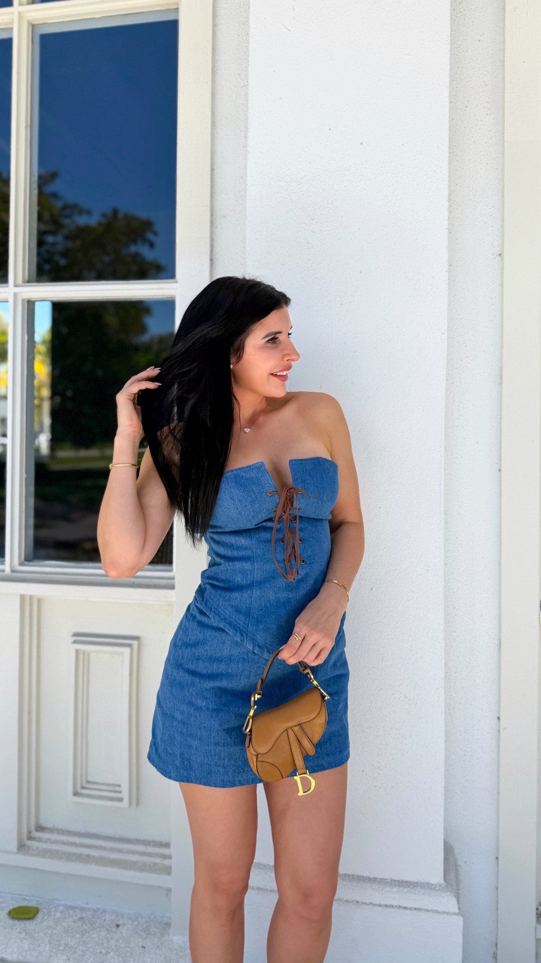 Coachella denim corset mini dress 

#LTKFestival #LTKgrwm #LTKootd