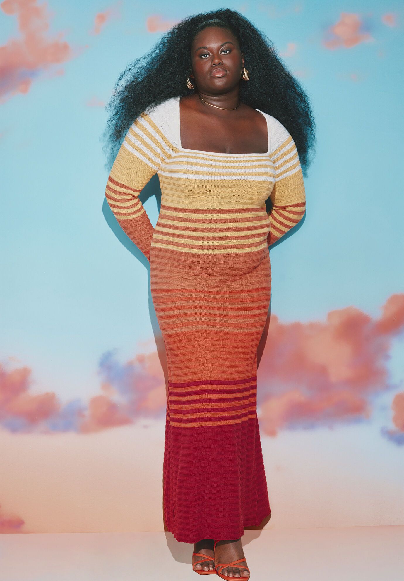 Crochet Multicolor Maxi Dress | Eloquii