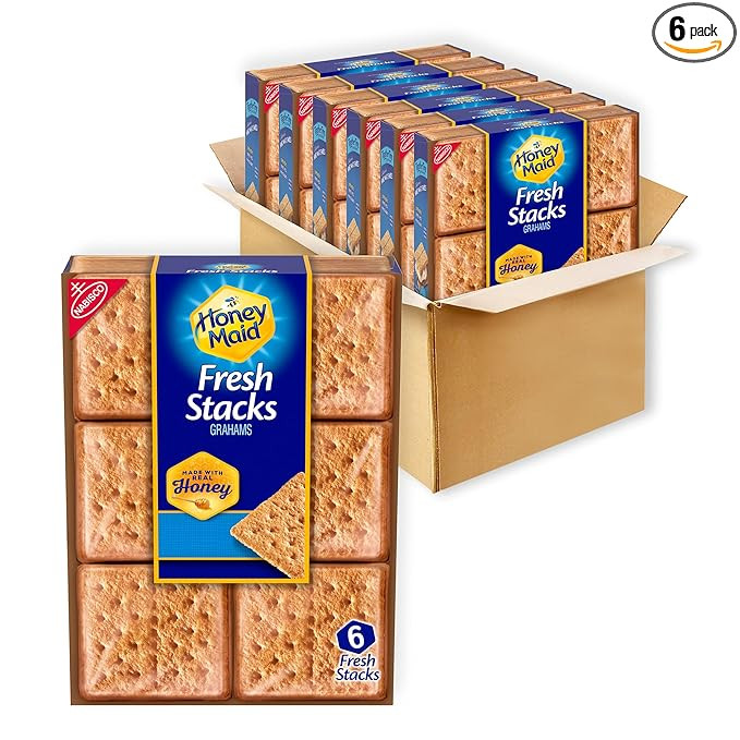 Honey Maid Fresh Stacks Graham Crackers, Flavour, 73.2 Ounce , 6 Count (Pack of 6) | Amazon (US)