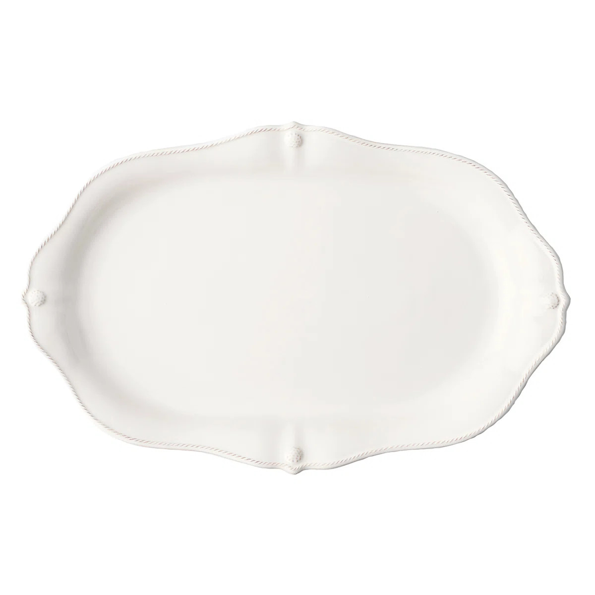 Berry & Thread 20" Platter - Whitewash | Wayfair North America