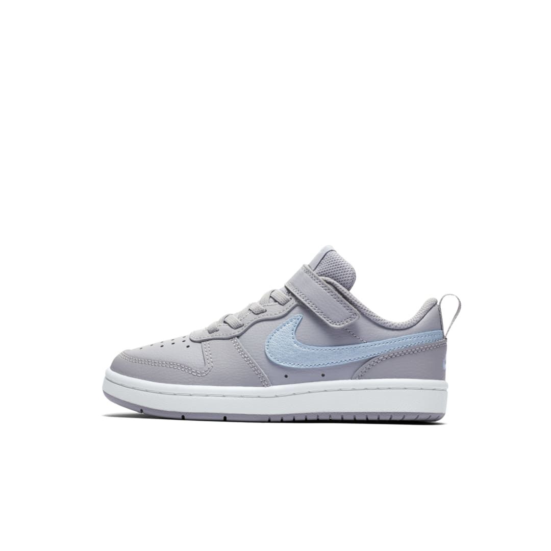Nike Court Borough Low 2 EP Little Kids' Shoe Size 2.5Y (Grey/Celestine Blue) CK0591-001 | Nike (US)