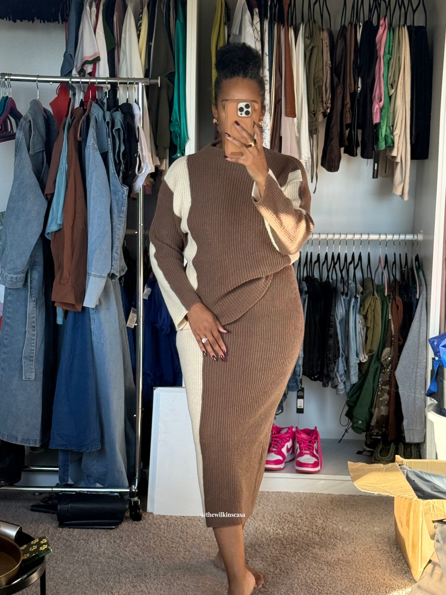 🍂Try-on Haul🍂 Matching set love 🧡🤎 This SHEIN color block knit top + skirt is comfy and so flattering. Linked on LTK!
#SHEINFinds #CozyChic #LTKOutfitInspo


#LTKMidsize #LTKStyleTip #LTKWorkwear