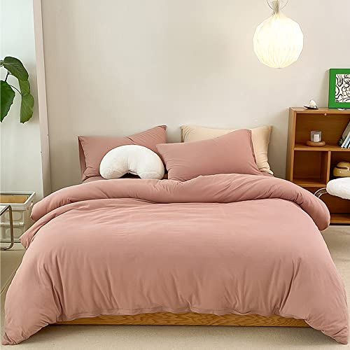 CLOTHKNOW Pink Queen Comforter Set 3Pcs Dusty Rose Bedding Comforter Sets Women Girls Comforter B... | Amazon (US)