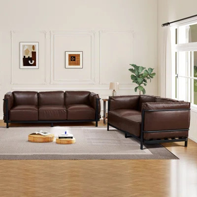 2 - Piece Faux Leather Living Room Set | Wayfair North America