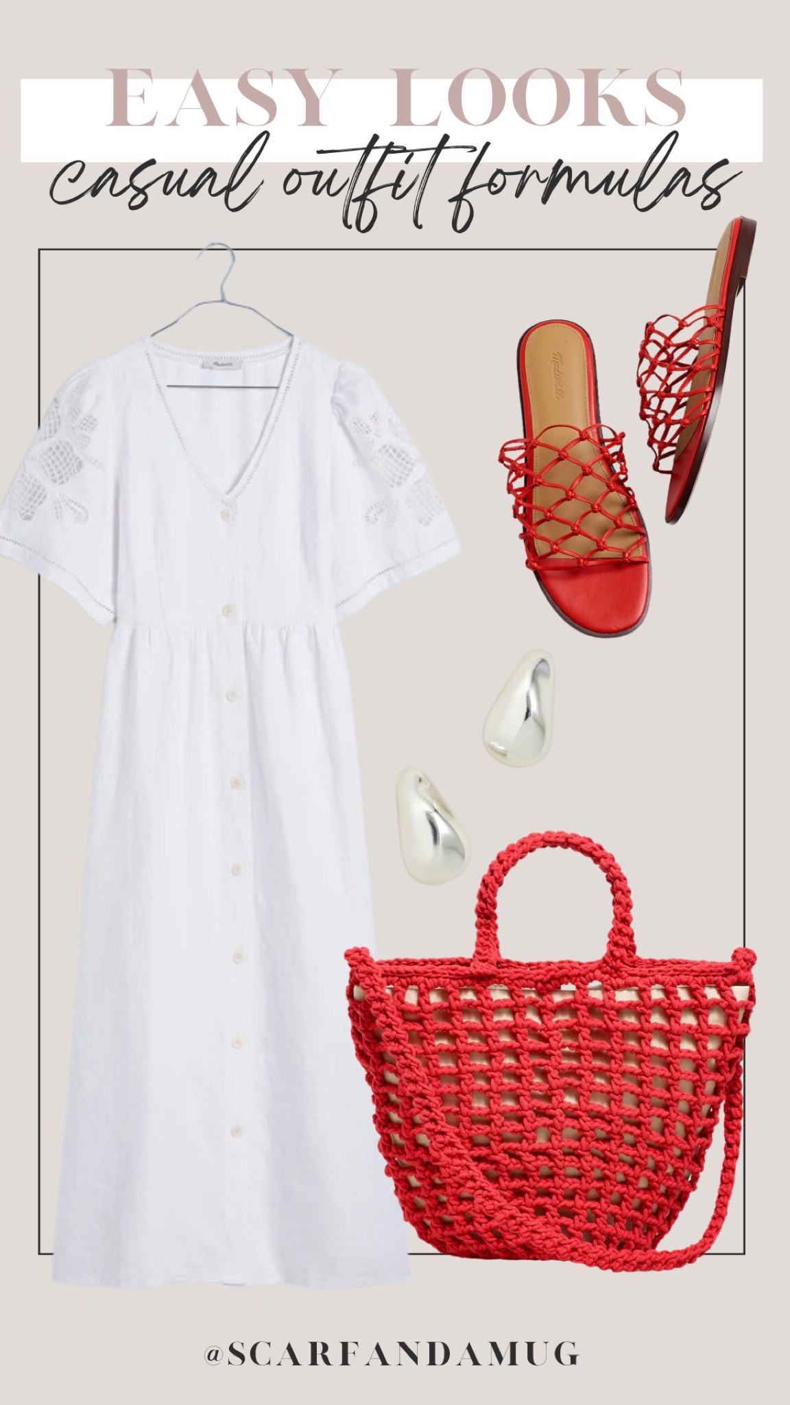 Styling a button front dress 🤍

#LTKxMadewell #LTKStyleTip #LTKMidsize