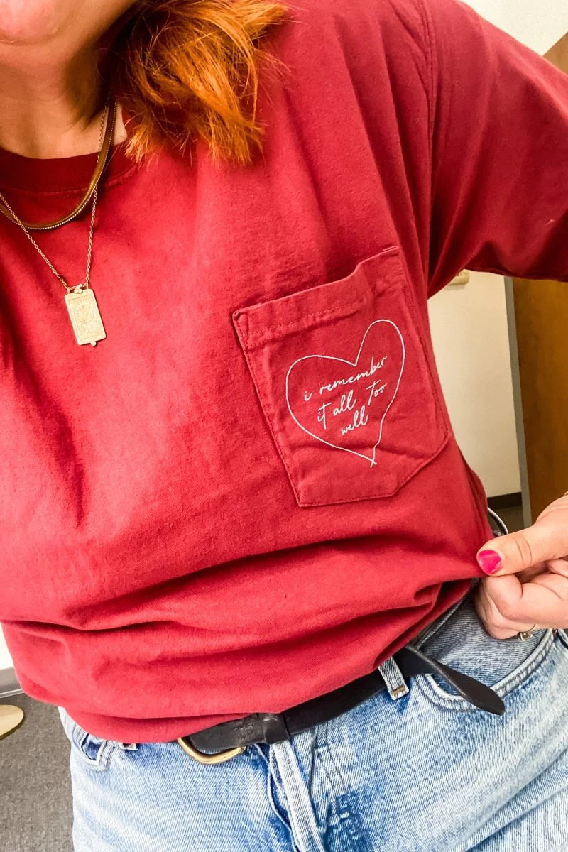 All Too Well Pocket Tee | Girl Tribe Co.